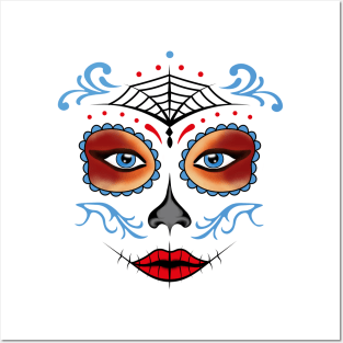 Sugar Skull - Dia de los Muertos Posters and Art